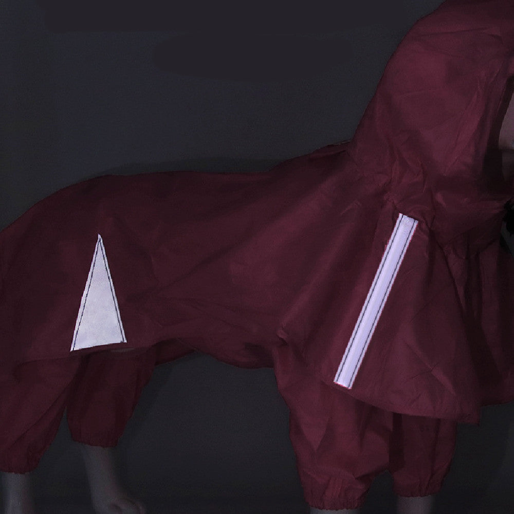 Manteau de pluie à capuche personnalisé pour animaux de compagnie