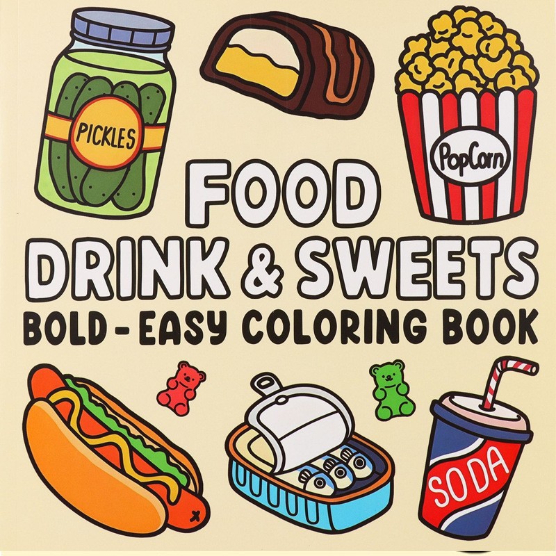 Coloring Book For Adults And Teens Cute Animal Characters Book Easy-to-start Coloring Book