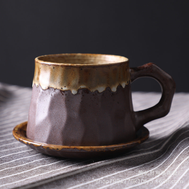 Japanese Style Ceramic Retro Breakfast Cup Stoneware Coffee Cup