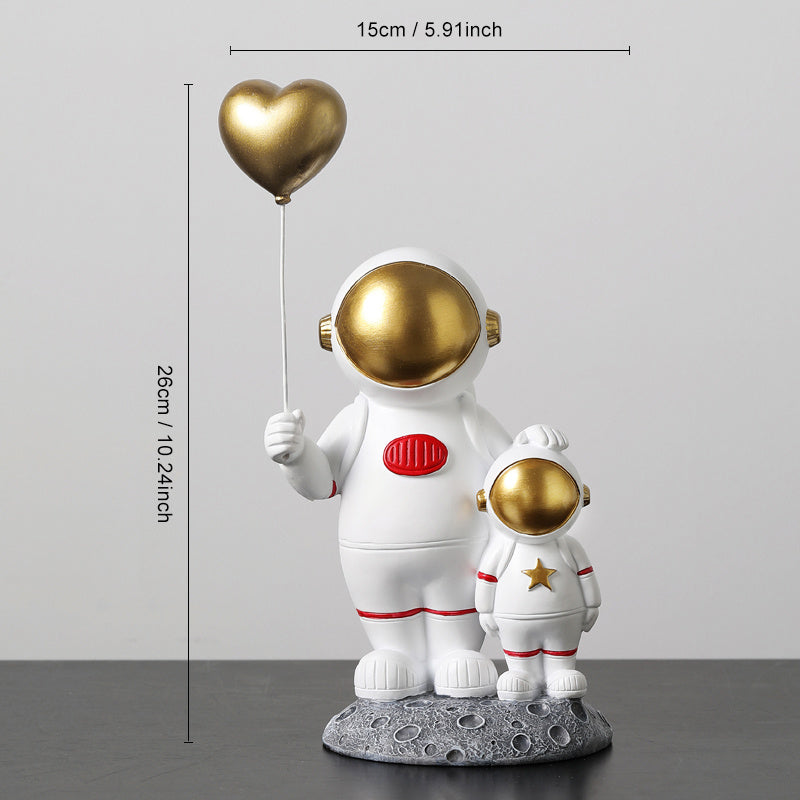 Parent-child Astronaut Living Room Porch TV Cabinet Desktop Baubles Children's Room Decorations Gift