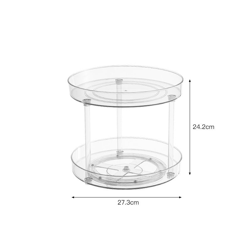 Household Storage Rack Kitchen Spice Jar Multi-purpose Rotating Plate
