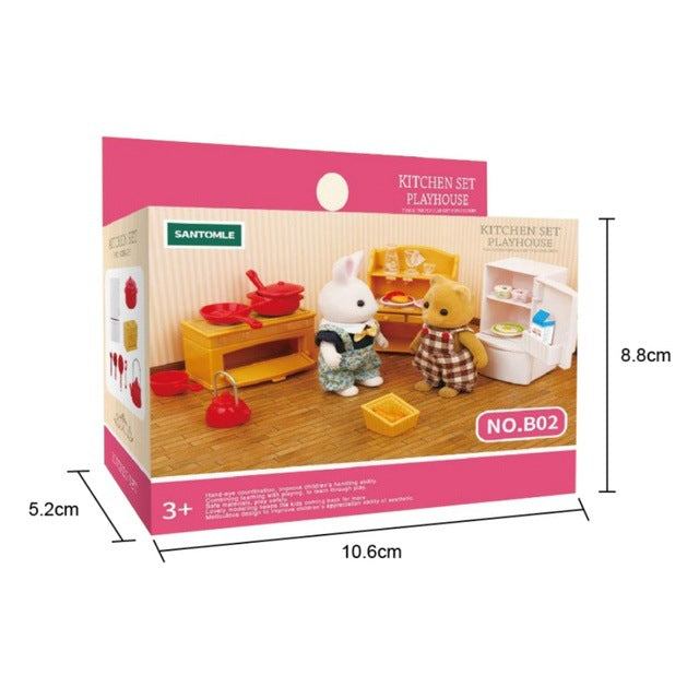 Miniature Model Kitchen Scene Play House Toy