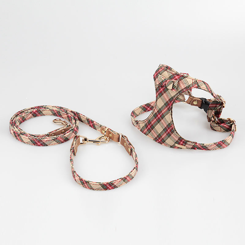 Laisse de chien style débardeur pour petits chiens