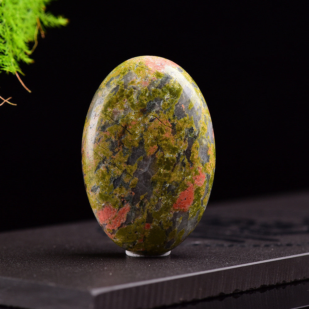 Compresse chaude en agate de jade de cristal naturel