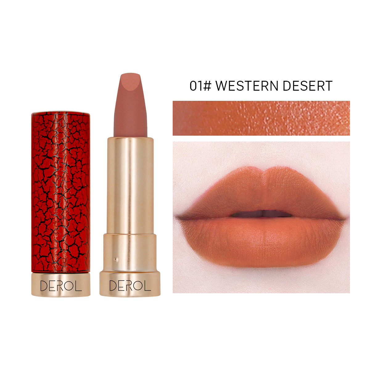 Rouge à Lèvres Mat Velouté Maquillage Imperméable et Hydratant