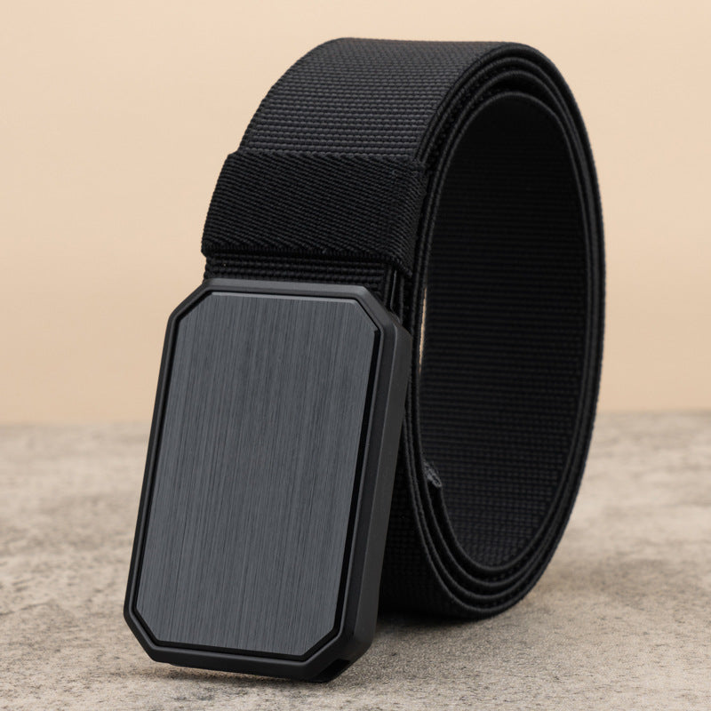 Canvas Belt Men's Automatic Buckle Tactical Military Training Belt