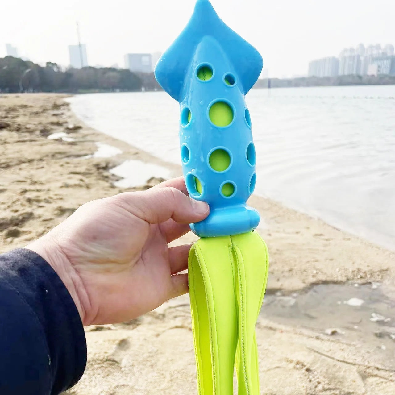 Pet Chew Toy Teeth Cleaning Squeaky Cuttlefish Toys Dog Interactive Training Throwing Toy For Small Medium Large Dogs
