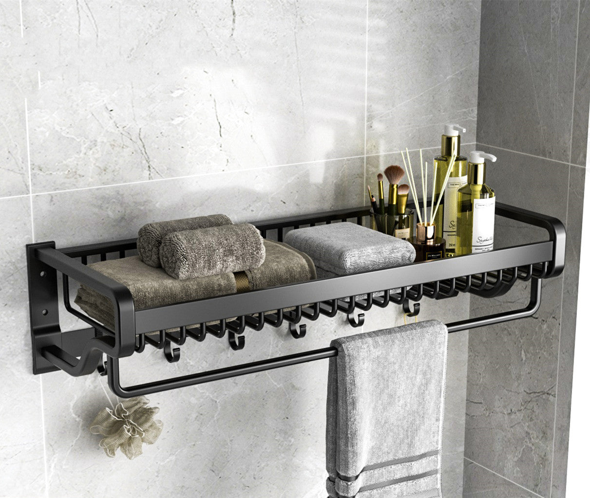 No-punch Bathroom Wall-mounted Toilet Rack
