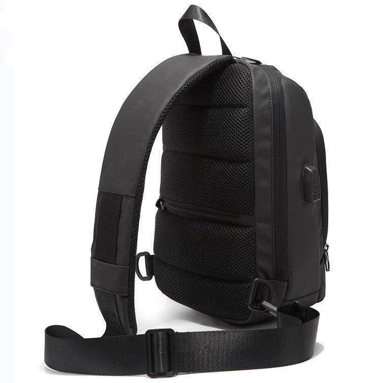 Men's Casual Running Chest Password Lock Anti-theft Shoulder Crossbody Bag