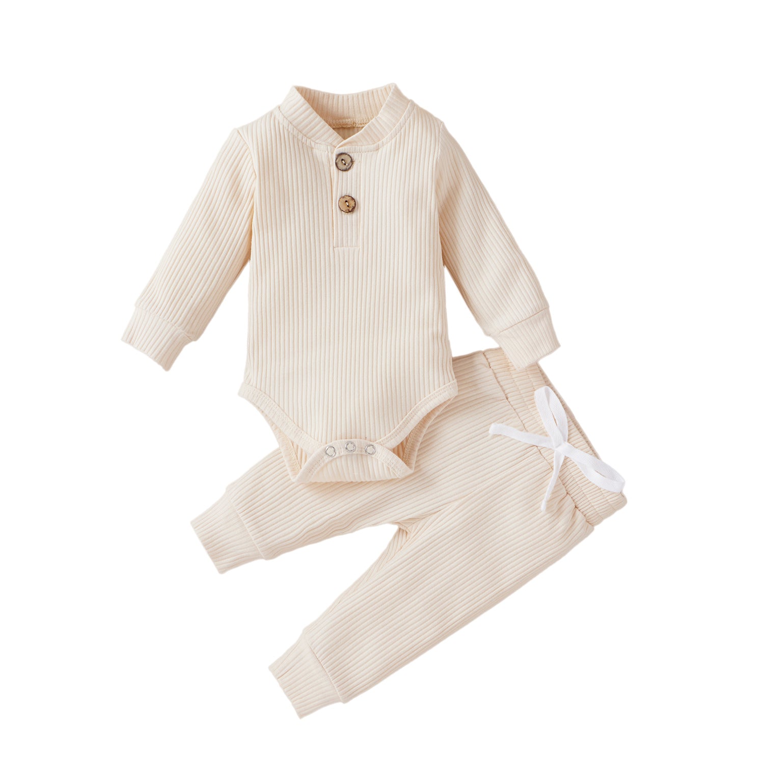 Infant Cotton Long-sleeved Jumpsuit Trousers Suit