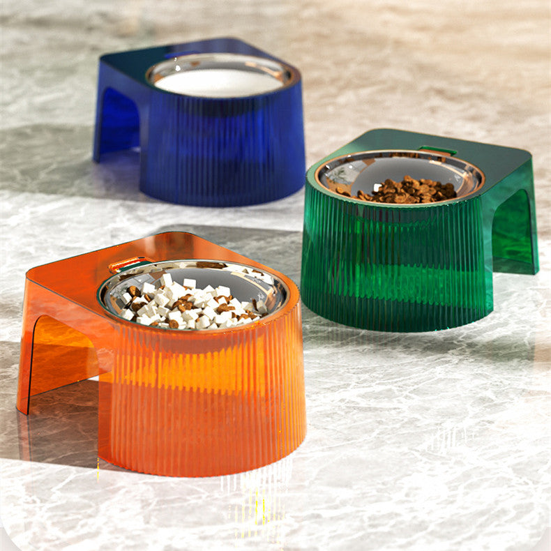 Gamelle Créative Simple en Acier Inoxydable pour Chat
