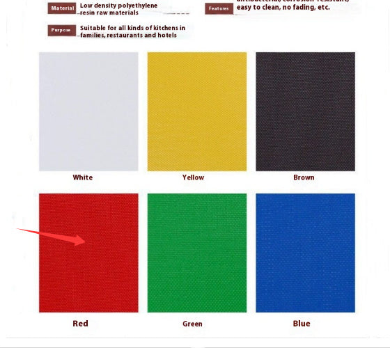 PE Mildew-proof And Tasteless Color Chopping Board Sushi Plastic Cutting Board
