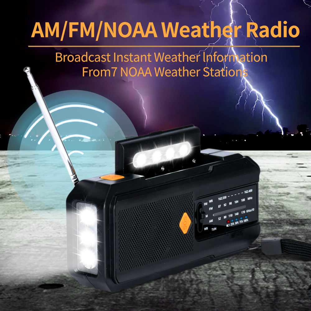 Multi-functional Hand-crank Emergency Disaster Prevention Radio