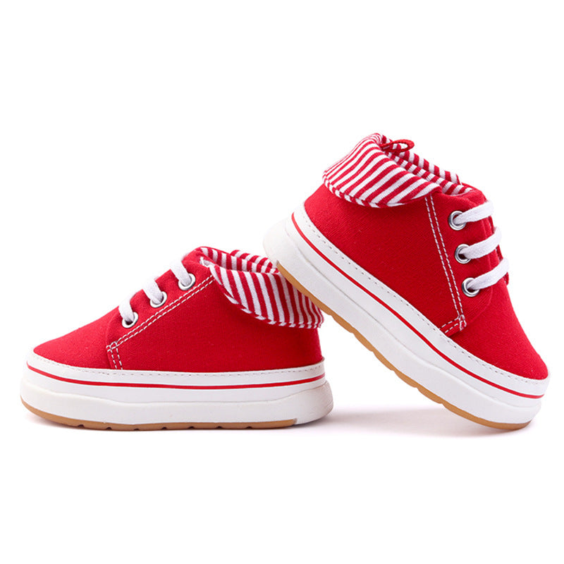 Solid Color Baby Soft-soled Toddler Shoes