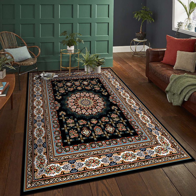 Tapis de sol de salon bohème persan vintage