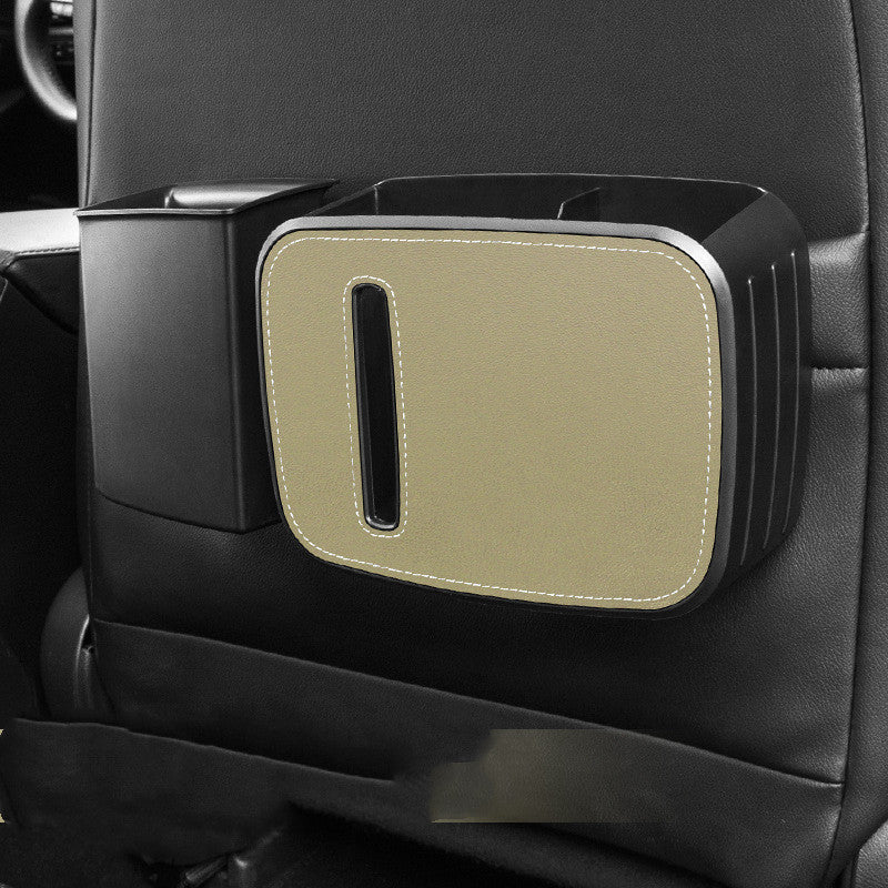 New Waterproof Car Trash Can Bin Auto Accessories Universal Organizer Garbage Dump Cars Storage Pockets Closeable Portable Box