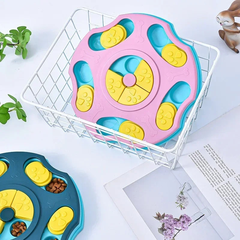Toy Pet Dog Bowl Food Searching Multifunctional Food Box Interactive Games For Aggressive Chewer Gift