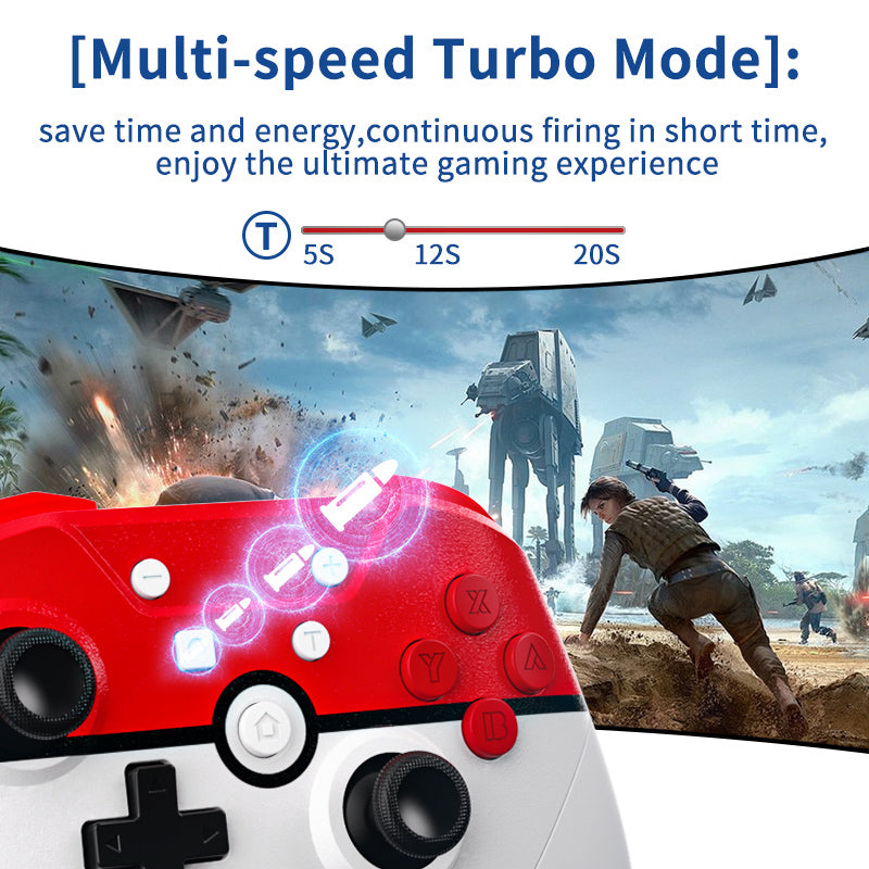 Manette Pro sans fil Bluetooth pour usage domestique, version entièrement fonctionnelle