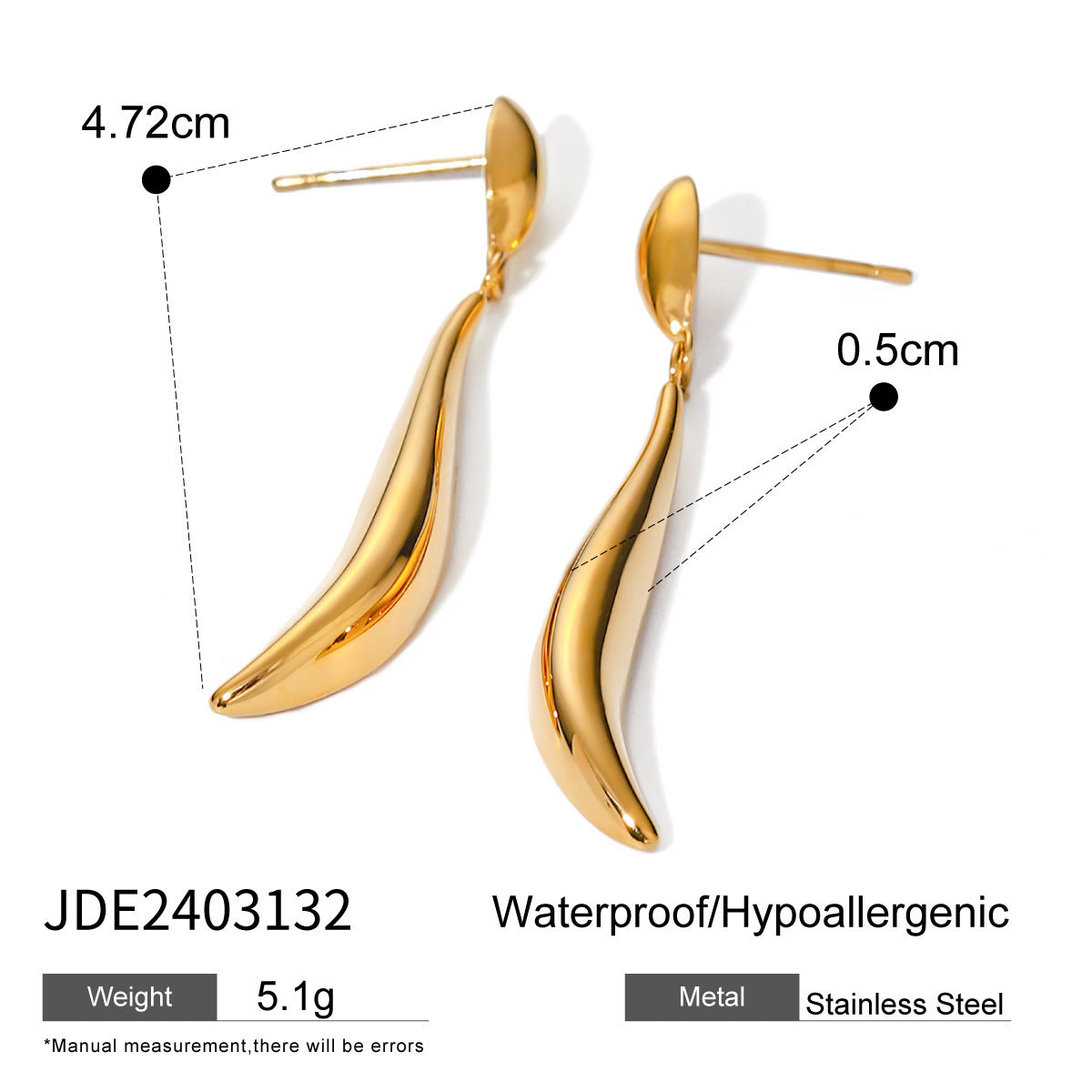 Boucles d'oreilles Aspen Gold