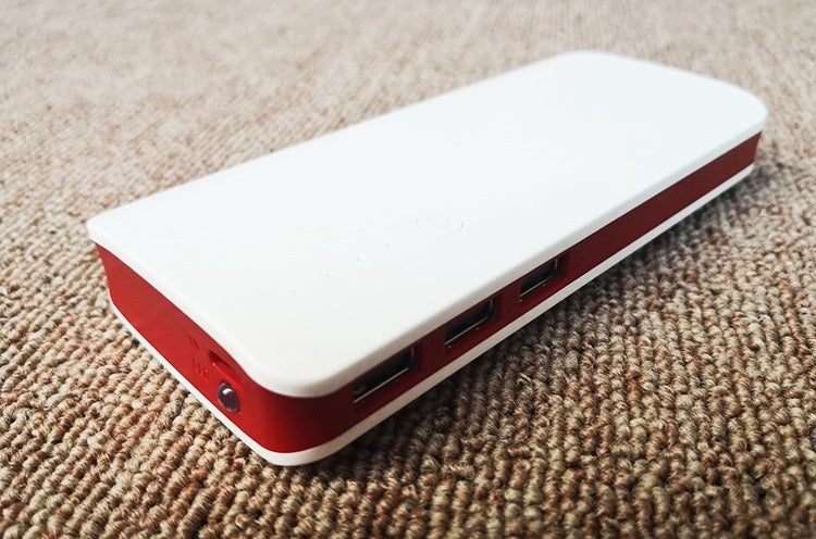 Banque d'alimentation USB universelle de grande capacité avec lumière pour téléphone portable