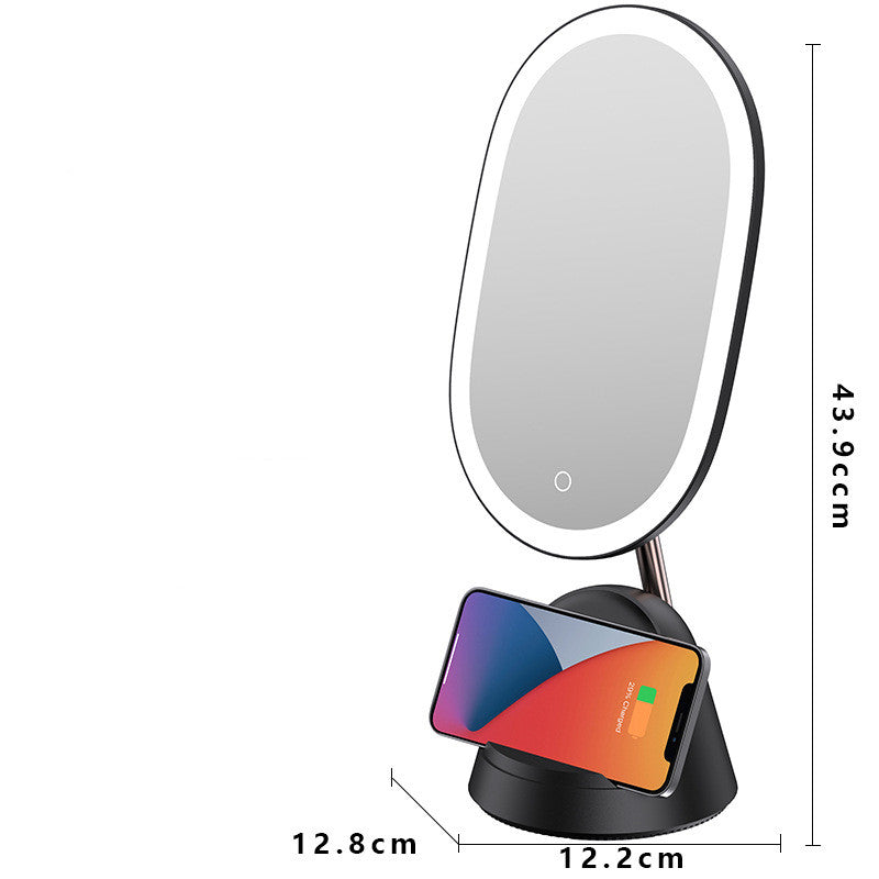 Lampe de table multifonctionnelle miroir de maquillage créatif de bureau