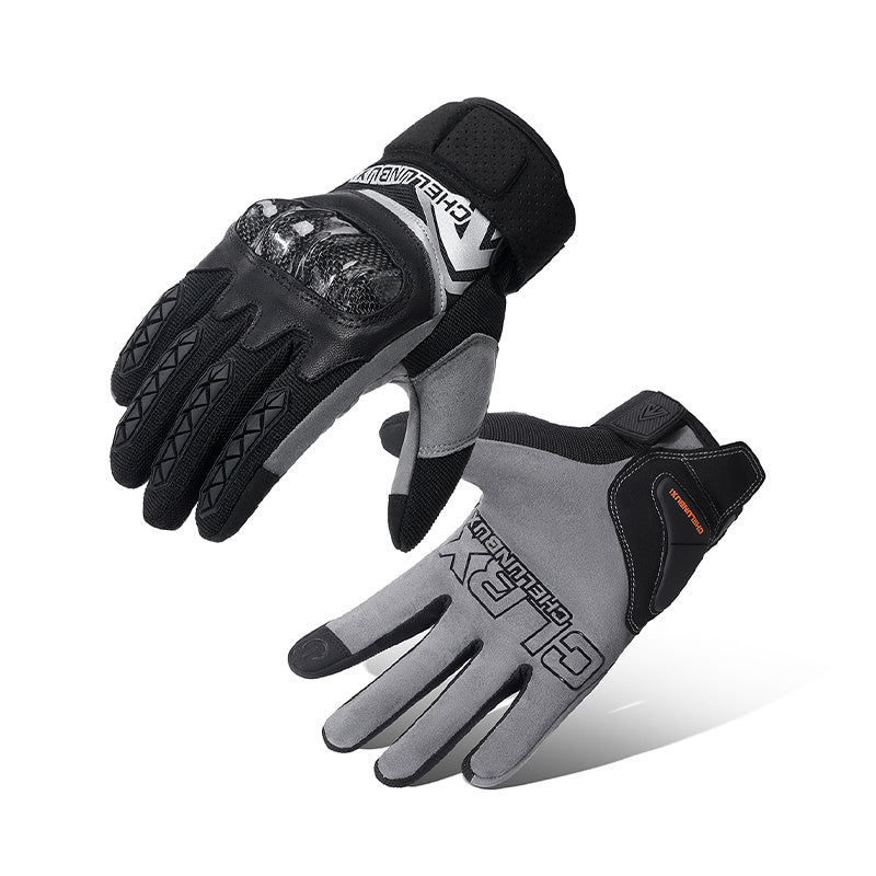 Gants de moto en fibre de carbone