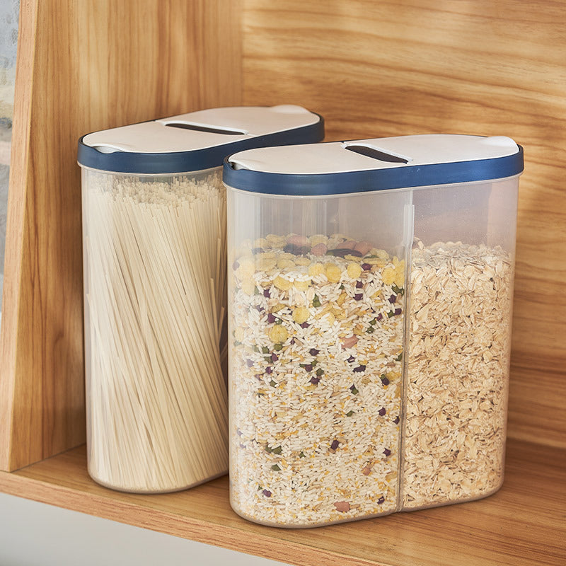Household Whole Grains Compartment Storage Sealed Jar