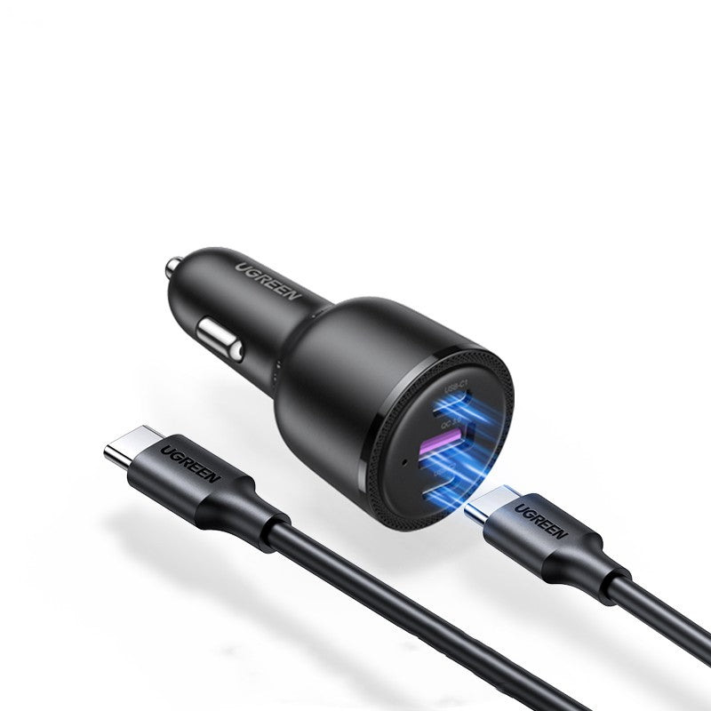 Green Connection Car Charger PD Quick Charge Cigarette Lighter Conversion Plug