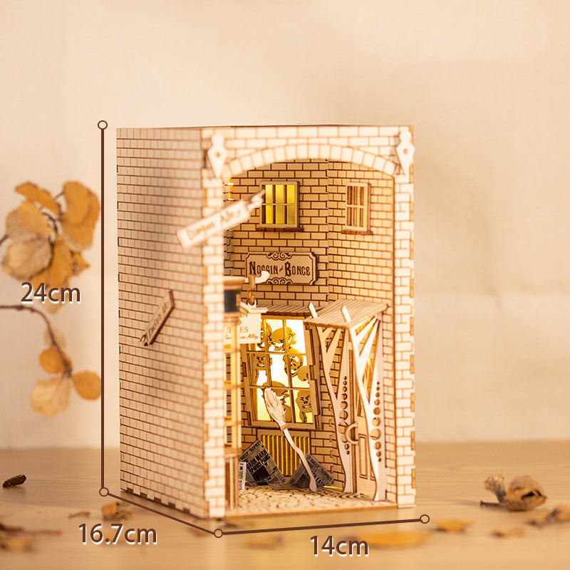 Handmade DIY Bookstand Assembled Miniature Model Ideas