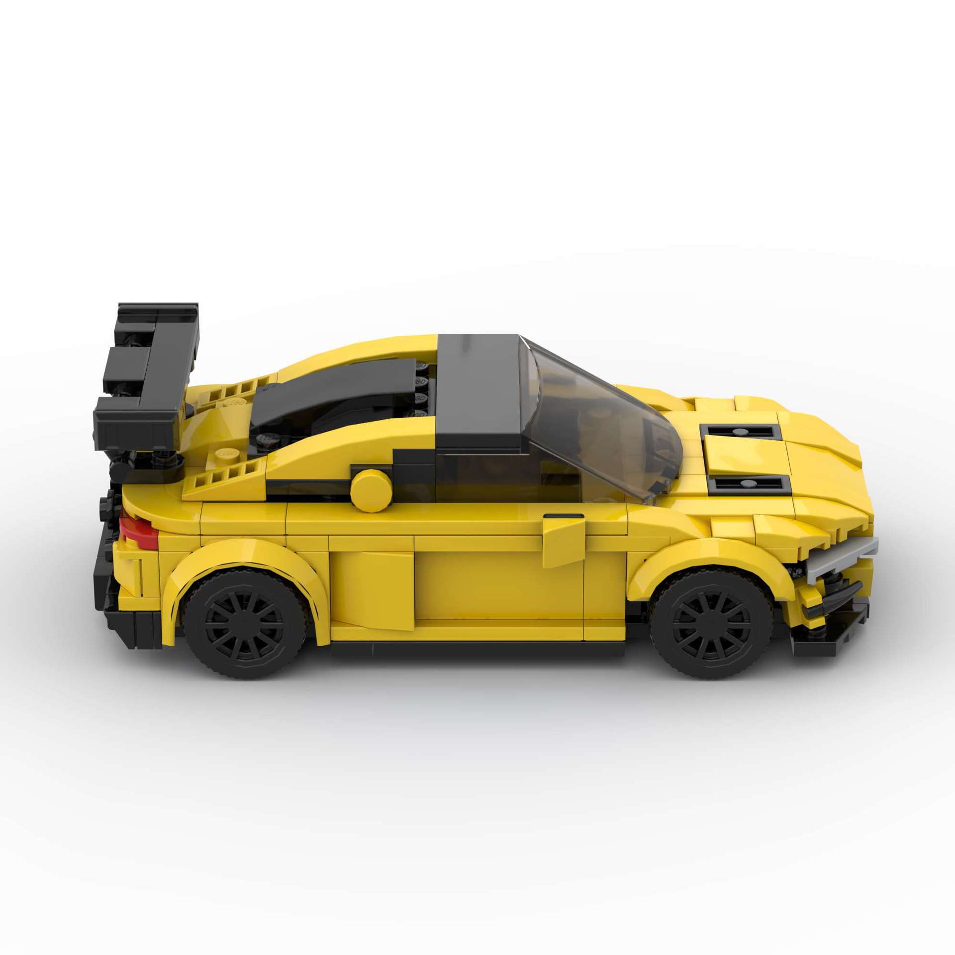 Running Car Building Block Small Particle MOC Puzzle Technology DIY Toy