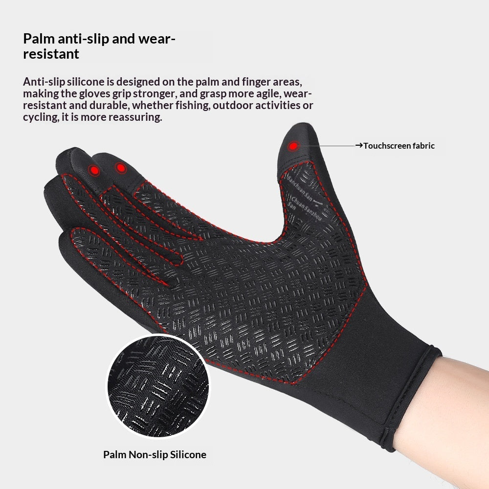 Thermal Windproof And Insulated Gloves For Skiing And Cycling