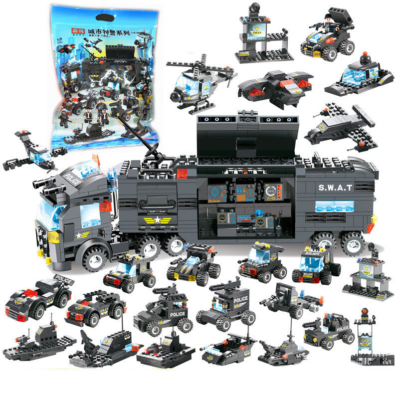 Mens Creative Building Blocks Assembled Toy Set
