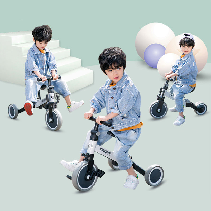 Trottinette d'équilibre deux en un pour enfants, trottinette bébé 1-3 ans, tricycle multifonctionnel