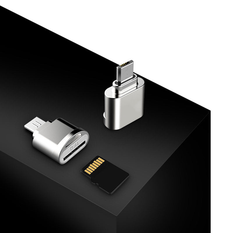 Trapezoidal Mouth Metal OTG Card Reader