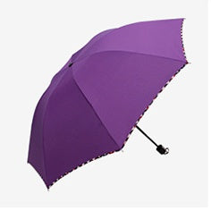 Plus Ten Bone Black Glue Sunscreen Umbrella