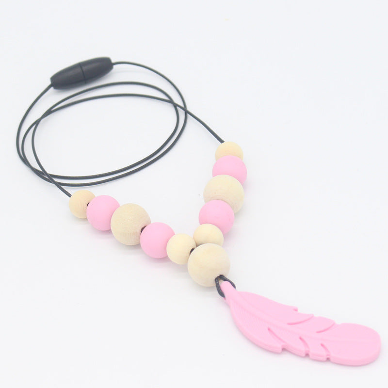 Collar mordedor calmante para bebés que protege la seguridad del bebé