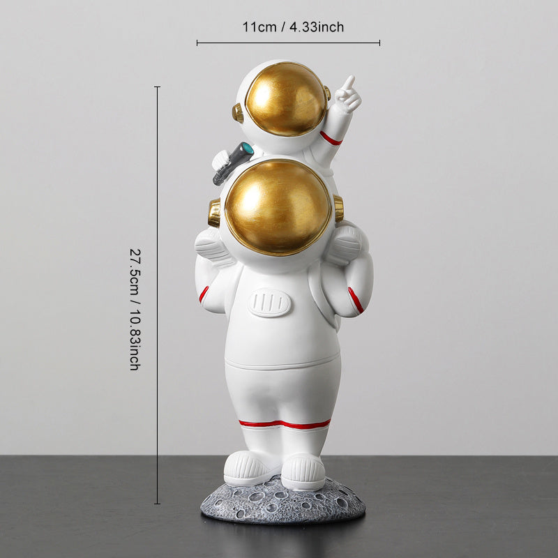 Parent-child Astronaut Living Room Porch TV Cabinet Desktop Baubles Children's Room Decorations Gift