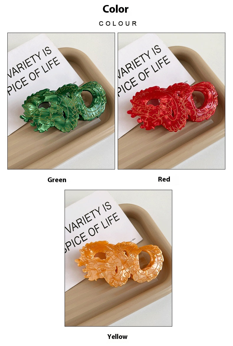 Barrettes New Chinese Style Niche Temperament Acetate Hairpin Barrettes