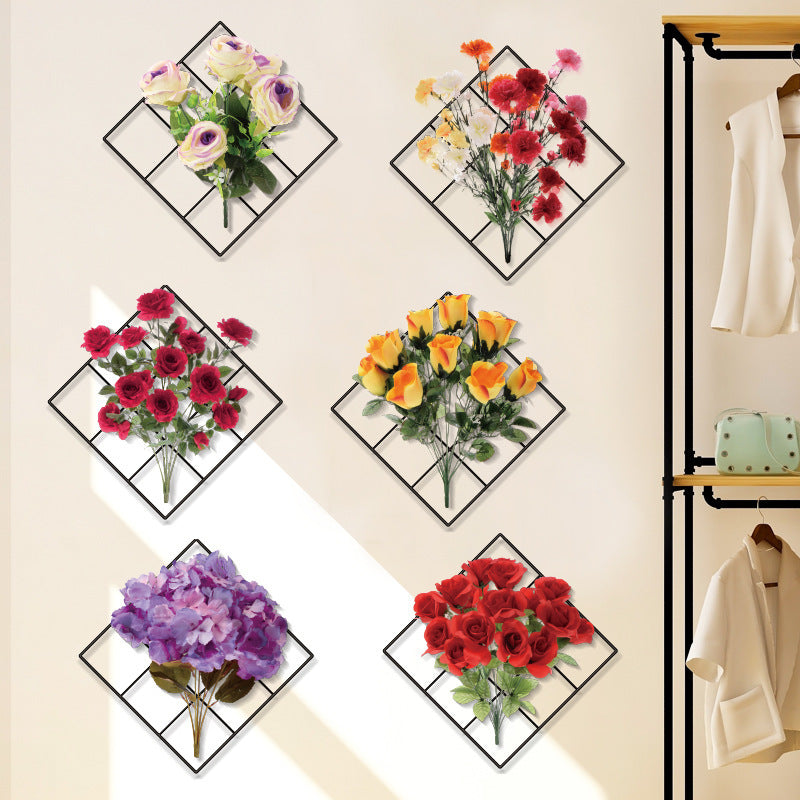 Green Plant Hanging Basket Home Wallpaper Decorative Painting