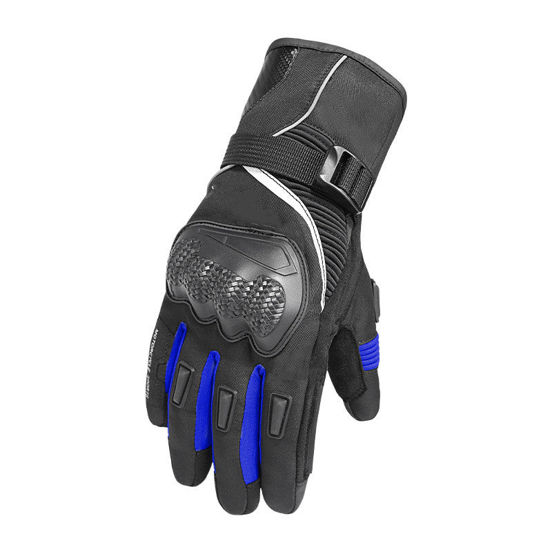 Gants de cyclisme chauds en velours pour hommes