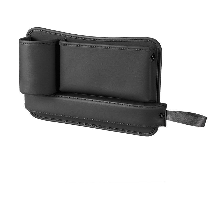 Organisateur de vide de siège de voiture, boîte de rangement latérale de console automatique avec porte-gobelet