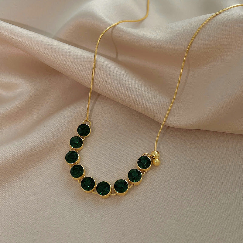 Women's Luxury And High-grade Clavicle Chain Adjustable Pendant
