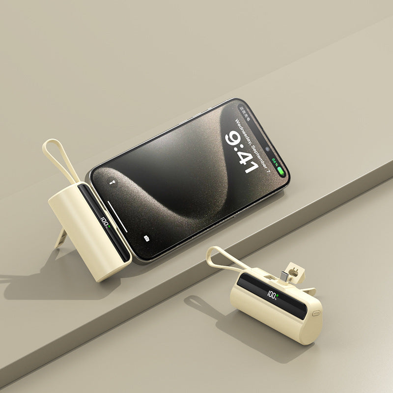 Power Bank Capsule de Recharge Rapide Petite Source d'Énergie Portable