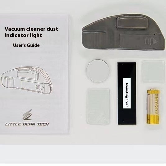 Affichage de la poussière compatible avec l'aspirateur ménager Lampe à lumière verte
