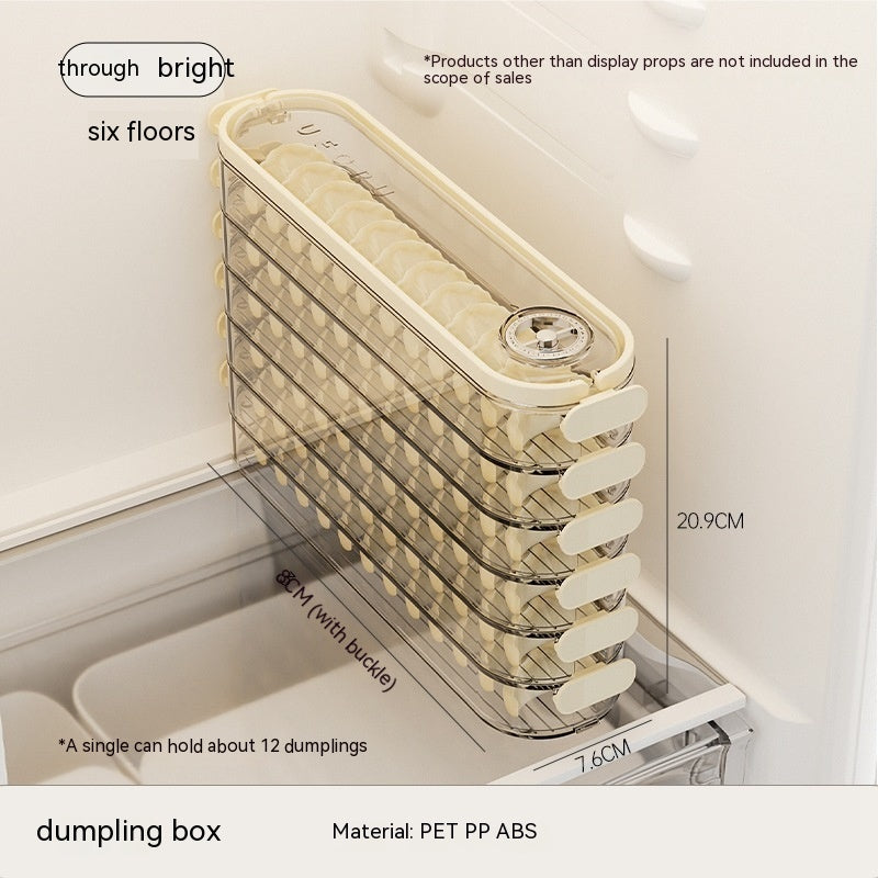 Gap Instant Dumpling Storage Box Refrigerator Household Food Grade