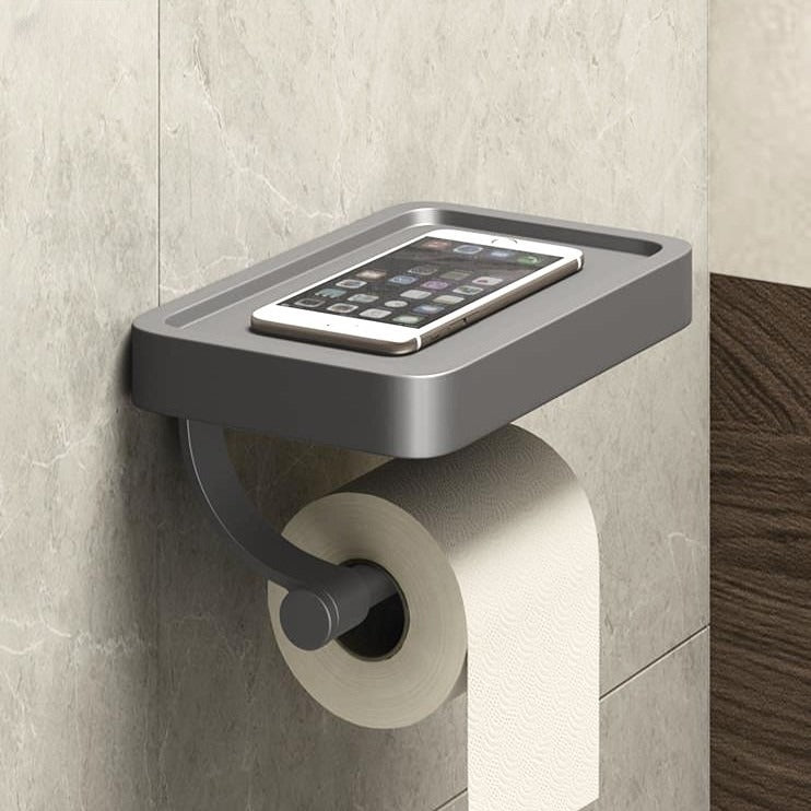 Wall-mounted Bathroom Punch-free Thickened Toilet Paper Holder