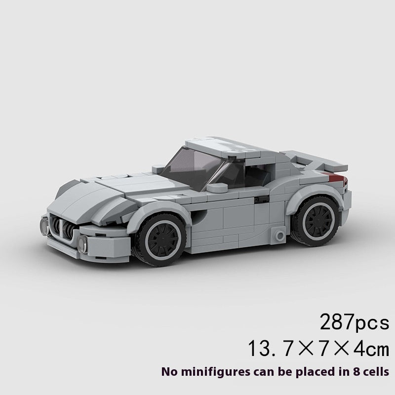 Small Particle Moc City Vehicle Racing Model Puzzle Building Blocks Toy
