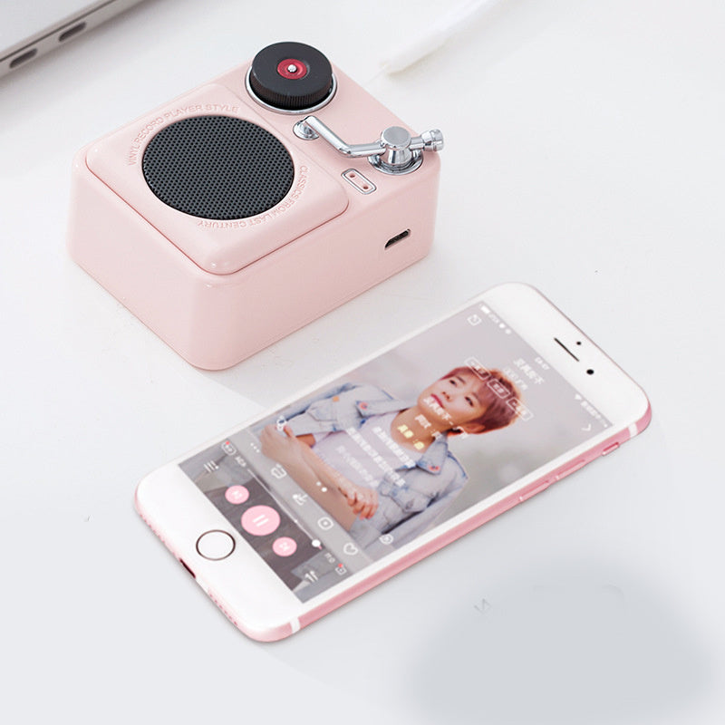 Creative Retro Subwoofer Portable Outdoor Audio
