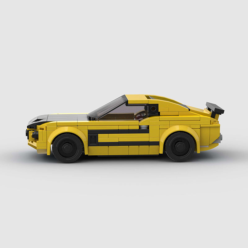 Small Particle Racing Moc Model Educational Education Assembling Children's Building Blocks Toys