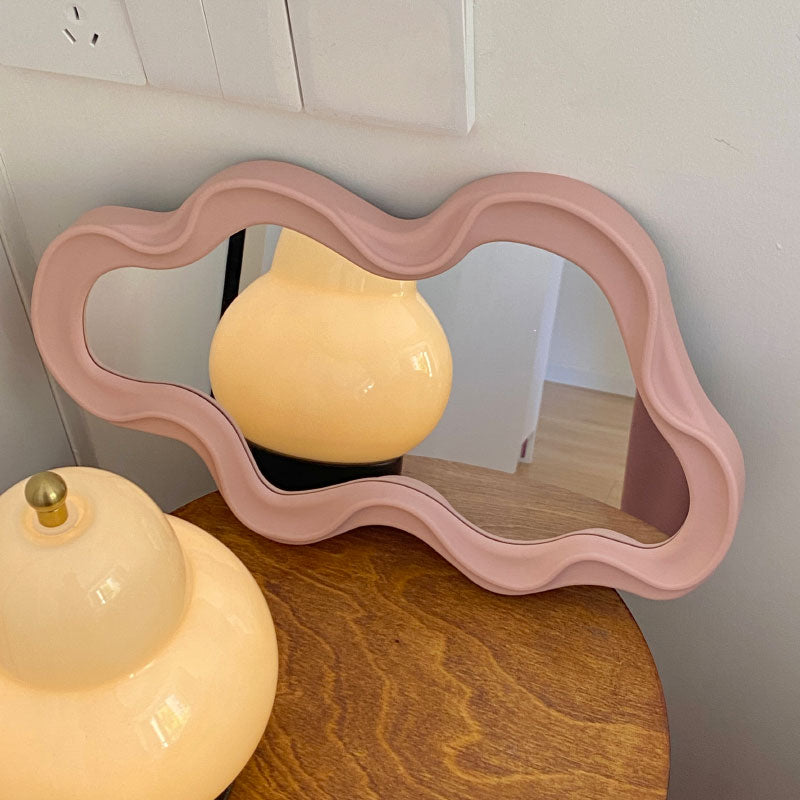 Miroir de maquillage nuages-commode, mural, pour coiffeuse